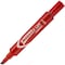 Avery Markers, Permanent Ink, 3/16"Chisel Point, 12/DZ, Red Ink PK AVE07887 - alternate 1